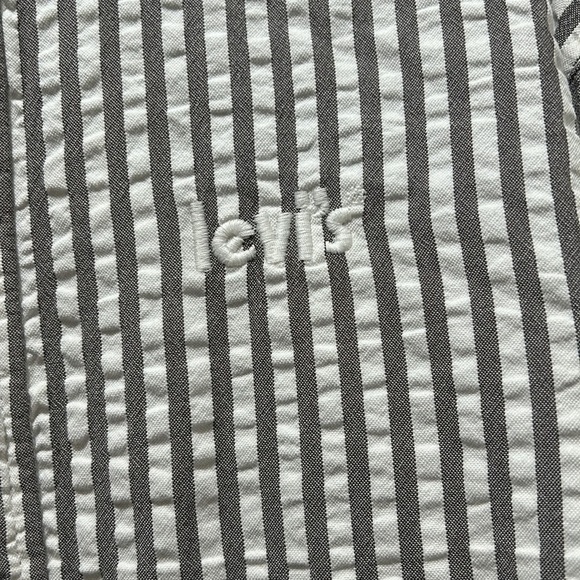 Levi’s men's octavia lightweight anorak striped hoodies size M GUC… - Picture 11 of 14
